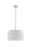 LUCE Design Gibus Pendelleuchte E27 Weisses Glas+ Pendel