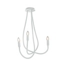 LUCE Design Lover Deckenleuchte 3fach E14 Weiß