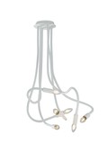 LUCE Design Lover Deckenleuchte 6fach E14 Weiß