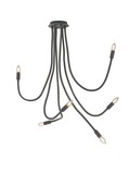LUCE Design Lover Deckenleuchte 6fach E14 Schwarz