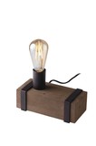 LUCE Design Texas Tischleuchte E27 Braun Antik