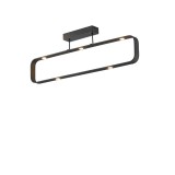 LUCE Design Moka LED Deckenleuchte 3000 K dimmbar 35W Mokka