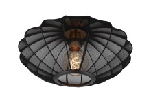 Lucide CORINA Deckenleuchte E27 Schwarz, Mattes Gold, Messing 03147/40/30