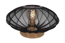 Lucide CORINA Tischlampe E27 Schwarz, Mattes Gold, Messing 03547/40/30