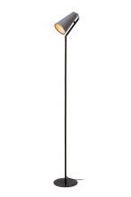 Lucide BENSEN E14 Stehlampe Modern Grau 05753/81/36