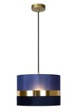 Lucide EXTRAVAGANZA TUSSE Pendelleuchte E27 Blau, Gold 10409/01/35