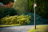 Lucide ZICO Mastleuchte E27 Schwarz IP44 11874/99/30