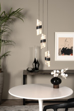 Lucide KLIGANDE LED Pendelleuchten 3-fach 8W dimmbar Warmweiss Modern Schwarz 70-150cm 13496/21/30