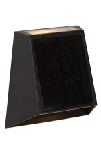 Lucide LUTON LED Wandleuchte 1W dimmbar IP54 Steuerbare Lichtfarbe Modern Schwarz 15815/01/30
