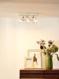 Lucide LANDA LED Deckenleuchte 3x GU10 Dim-to-warm 3x 5W dimmbar 360° drehbar Weiß 95Ra 17906/16/31