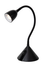 Lucide MILO LED Schreibtischleuchte 3,2W mit flexiblem Lesearm Schwarz 18673/03/30