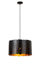Lucide ALMELO E27 Pendelleuchten Modern Schwarz 60-155cm 21434/40/30