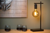 Lucide LEANNE Tischlampe E27 Schwarz 21521/01/30