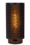 Lucide TAGALOG Tischlampe E27 Schwarz, Helles Holz 21529/15/30