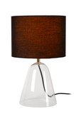 Lucide CAMPANA E27 Tischlampe Modern Transparent 34549/81/60