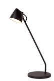 Lucide MILNE LED Tischlampe 8W dimmbar Warmweiss Modern Schwarz 44516/06/30
