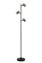 Lucide UPTON GU10 Stehlampe 3-fach Modern Rauchfarbe 57700/03/65