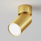 Maytoni Focus S Deckenleuchte, Deckenlampe GU10 12,8cm Matt-Gold
