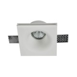 Maytoni Gyps Modern Downlight, Einbauleuchte GU10 Weiss 14cm