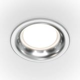 Maytoni Slim Downlight, Einbauleuchte GU10 Silber-Farbe Ø8,5mm