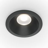 Maytoni Zoom LED Downlight, Einbauleuchte 12W dimmbar Schwarz IP65 90Ra Ø8,5mm Neutralweiss