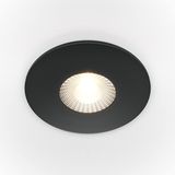 Maytoni Zen LED Downlight, Einbauleuchte 7W Schwarz 90Ra Ø9mm Neutralweiss