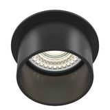 Maytoni Reif Deckeneinbaulampe GU10 Schwarz Ø68mm