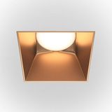 Maytoni Share Downlight, Einbauleuchte GU10 Matt-Gold