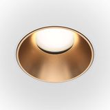 Maytoni Share Downlight, Einbauleuchte GU10 matt Gold / Weiss Ø10,2mm
