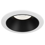 Maytoni Share Downlight, Einbauleuchte GU10 Schwarz-Weiss Ø86mm