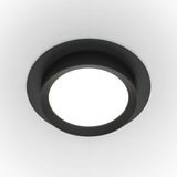 Maytoni Hoop Downlight, Einbauleuchte GX53 Schwarz Ø11mm