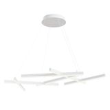 Maytoni Line LED Pendelleuchte, Hängeleuchte 75W Weiss Warmweiss