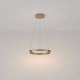 Maytoni Rim LED Pendelleuchte, Hängeleuchte 25W Messing 85Ra Warmweiss