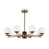 Maytoni Marble Pendelleuchte, Hängeleuchte 8x E27 Messing