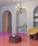 Maytoni Arco Pendelleuchte, Hängeleuchte 3x G9 Messing