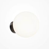 Maytoni Basic form Wandleuchte, Wandlampe E14 Schwarz-Matt 20cm