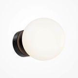 Maytoni Basic form Wandleuchte, Wandlampe E14 Schwarz-Matt 15cm