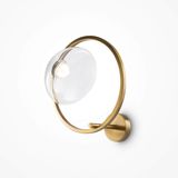 Maytoni Lunare LED Wandleuchte, Wandlampe 5W Messing Warmweiss