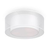 Maytoni Bergamo Deckenleuchte, Deckenlampe 3x E27 transparent Weiss