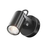 Maytoni Scope Wandleuchte, Wandlampe GU10 Schwarz IP65