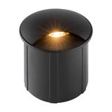 Maytoni Biscotti LED Bodeneinbauleuchte 3W Grundeinbaulampe Schwarz IP65 Ø62mm
