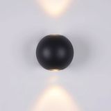 Maytoni Gansevoort LED Wandleuchte 6W Schwarz IP54