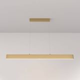 Maytoni Step LED Pendelleuchte, Hängeleuchte 30W Gold-Farbe 3000K Warmweiss