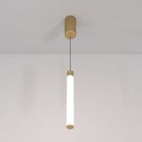 Maytoni Ray LED Pendelleuchte, Hängeleuchte 10W Gold-Farbe Warmweiss
