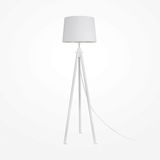 Maytoni Calvin Stehleuchte, Stehlampe E27 Weiss