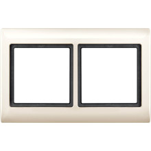 Merten 400244 AQUADESIGN-Rahmen, 2fach, weiß