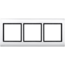 Merten 400319 AQUADESIGN-Rahmen, 3fach, polarweiß