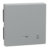 Merten 430860 Wippe mit Kontrollfenster und Aufdruck Klingel, aluminium, System M