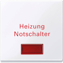 Merten 432925 Wippe für Heizungs-Notschalter, aktivweiß glänzend, System M