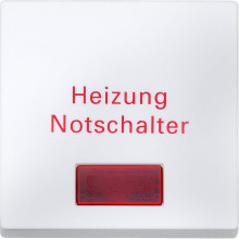 Merten 433919 Wippe für Heizungs-Notschalter, polarweiß, System M